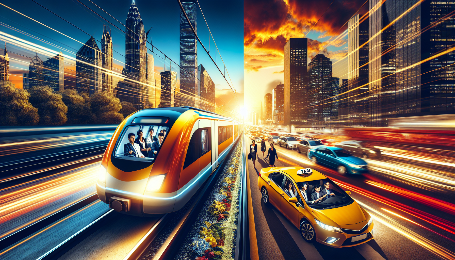 Da treno a taxi: il cambiamento necessario per la crescita aziendale Treno Taxi